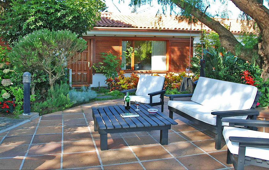 Belle maison dans une ferme idyllique avec grande piscine commune entourée par la nature luxuriante du nord de Gran Canaria
