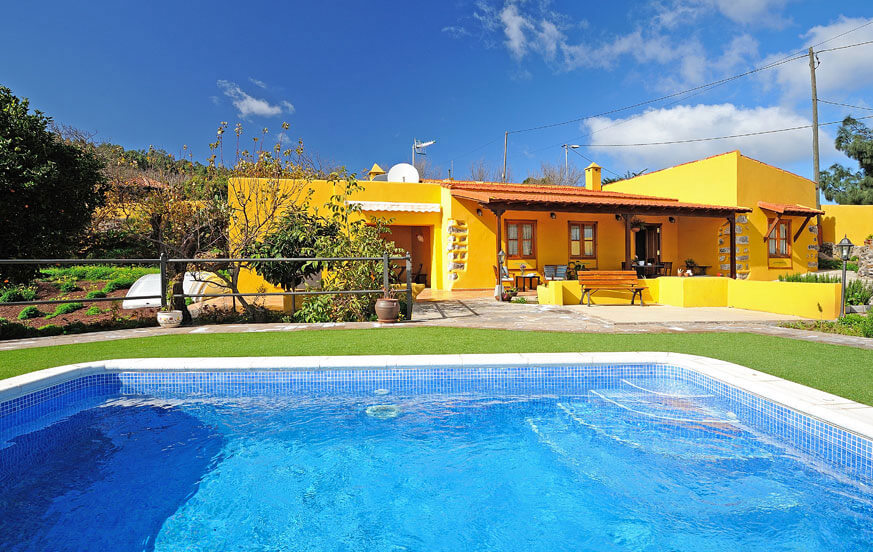 Rustikales Ferienhaus mit privatem Pool für einen ruhigen Urlaub auf der Insel Teneriffa