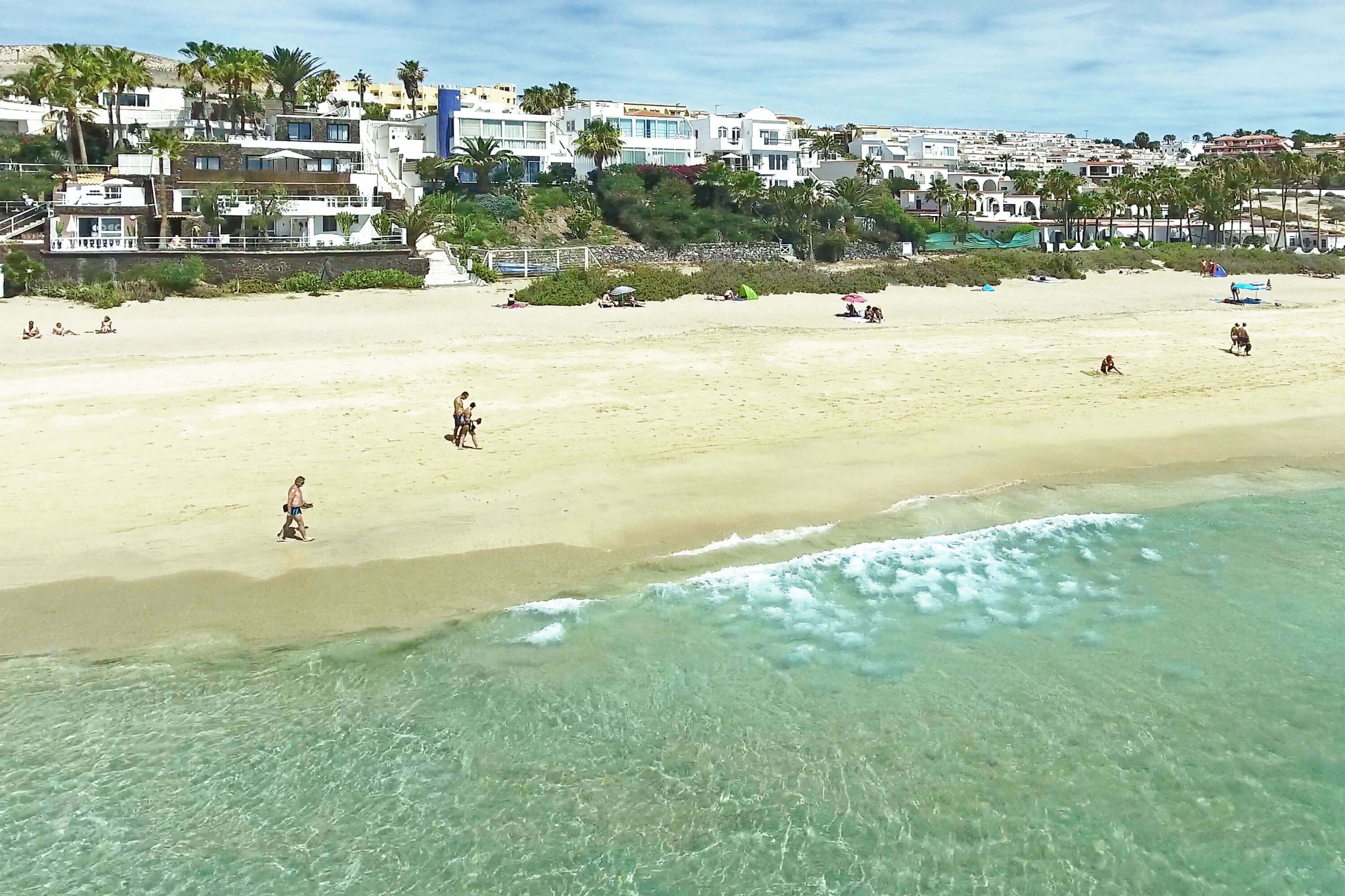 Appartement en premier lieu sur la plage de Costa Calma, idéal pour les activités nautiques sur la plage