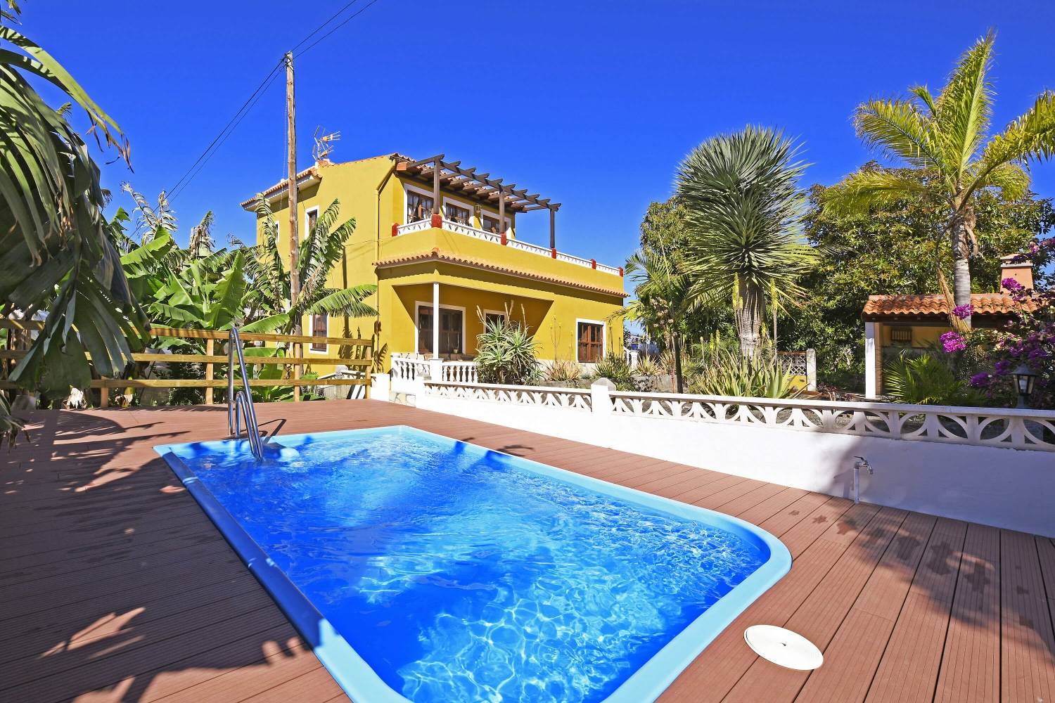 Casa de vacaciones en la mejor zona climática de La Palma con hermosas vistas al Océano Atlántico