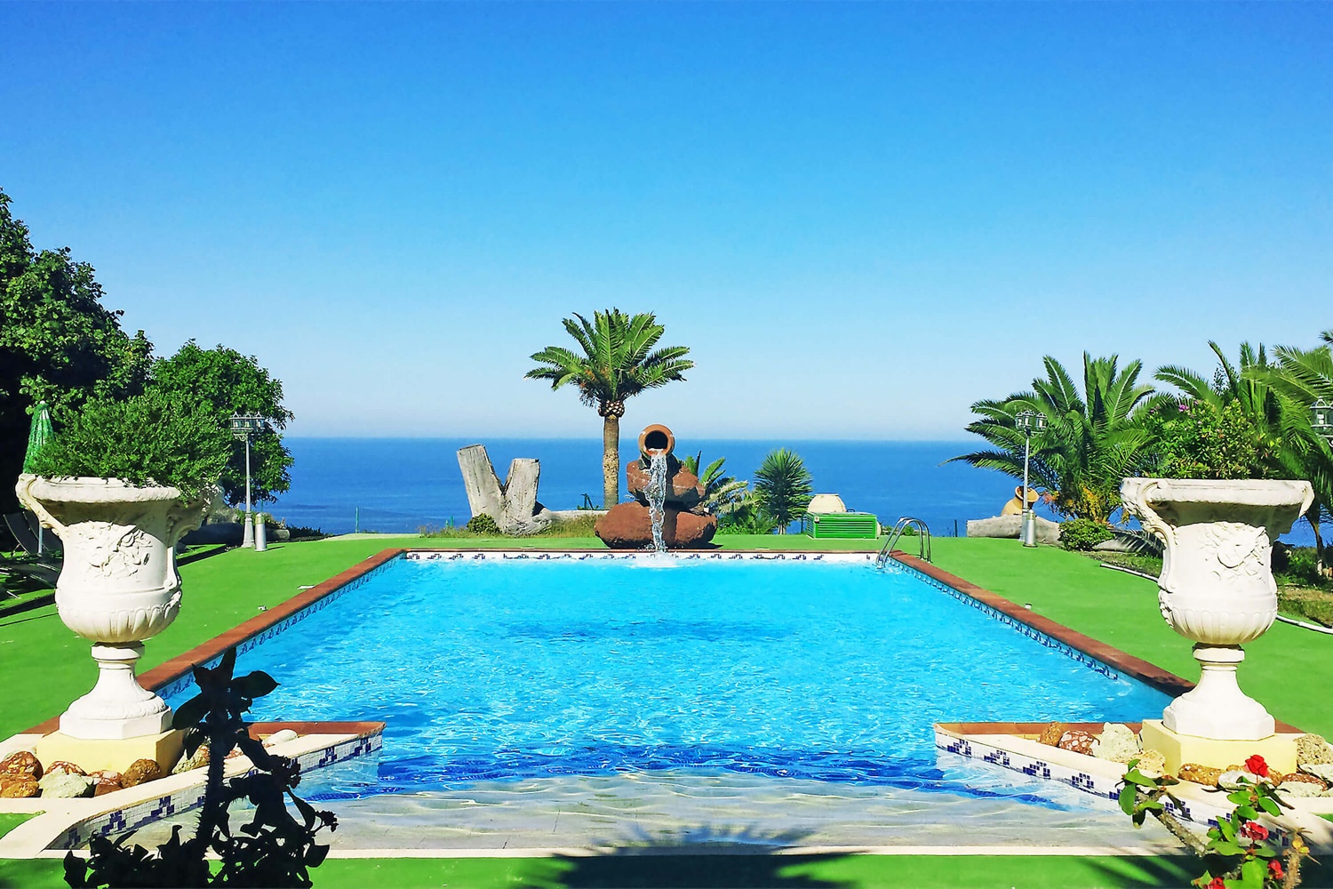 Idylické rekreační dům v zeleni s krásnou zahradou, terasou, ovocné stromy a soukromým bazénem v severní části ostrova Gran Canaria