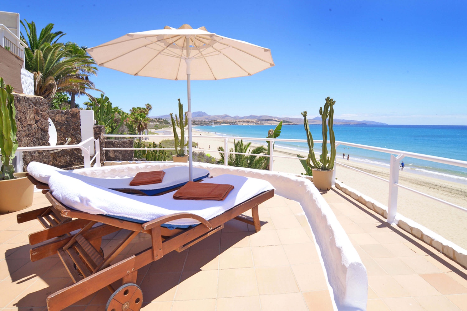 Appartement in de eerste plaats op het strand van Costa Calma, ideaal voor activiteiten op het water op het strand