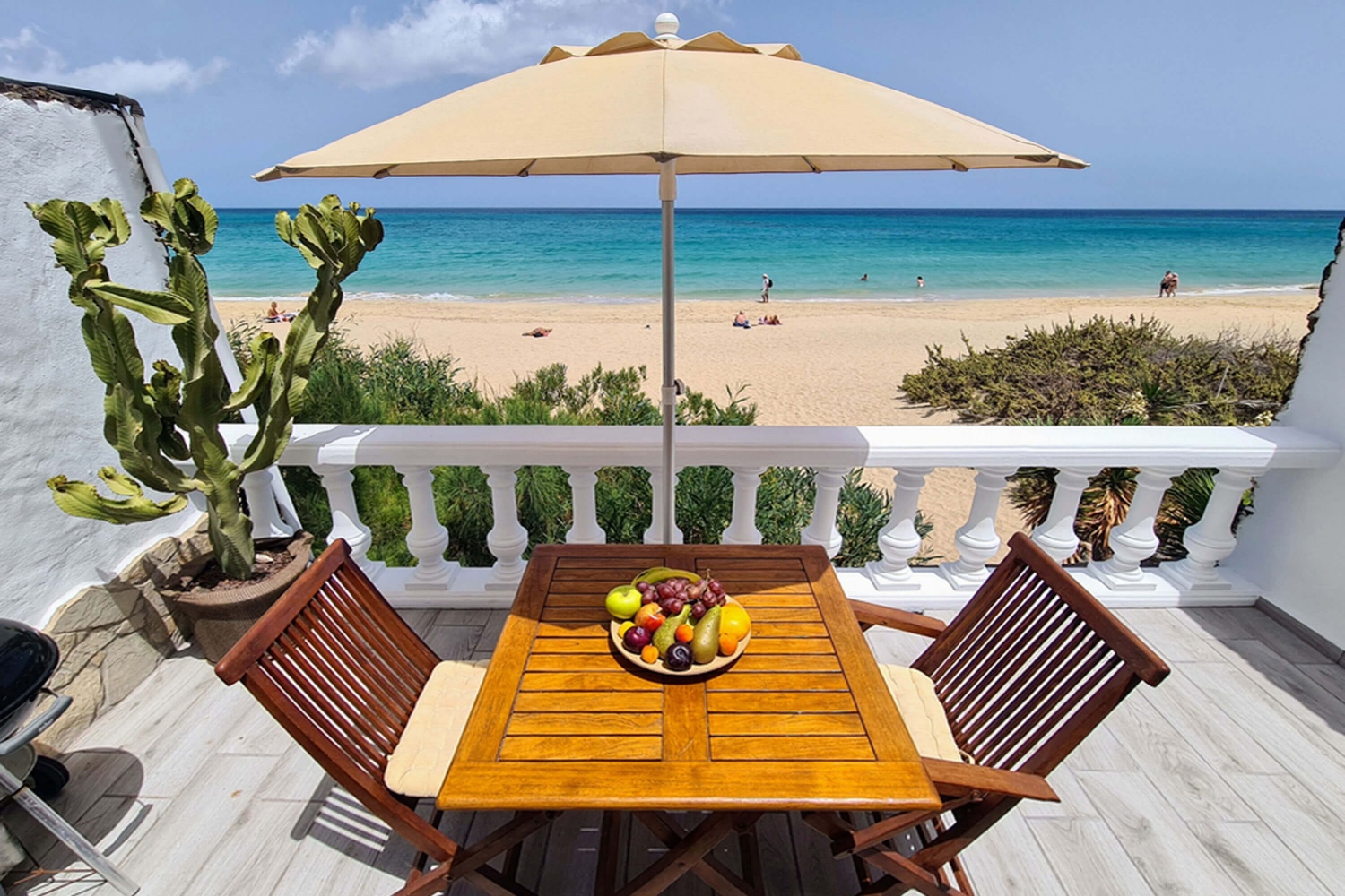 Gemütliches Apartment mit tollem Meerblick direkt am Strand von Costa Calma