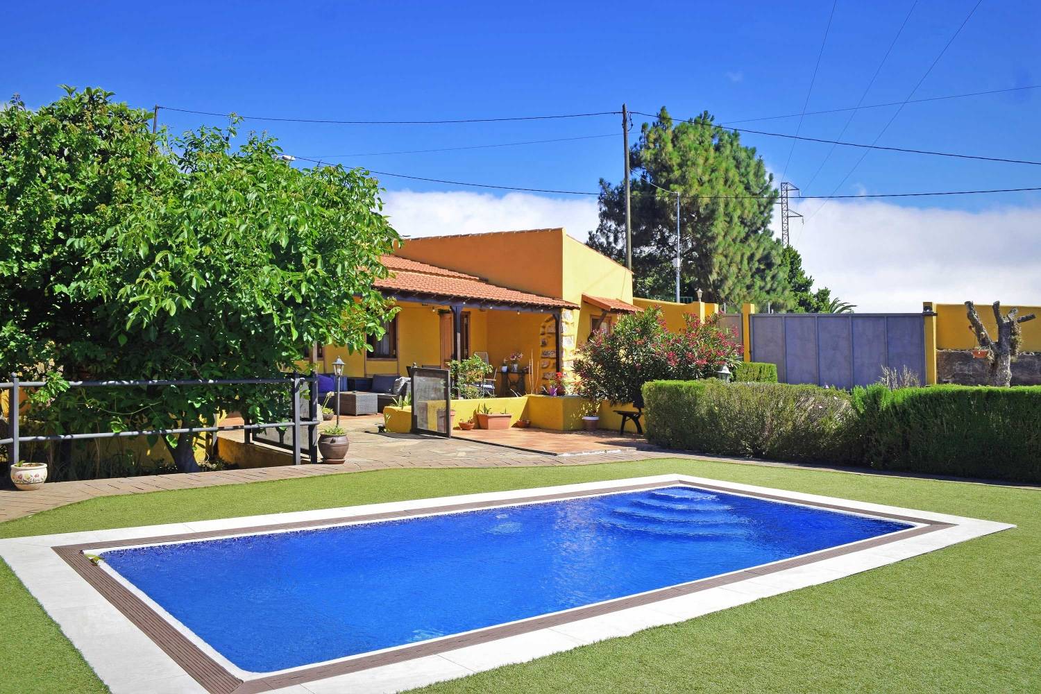 Rustik feriehus med privat pool område for en rolig ferie på øen Tenerife